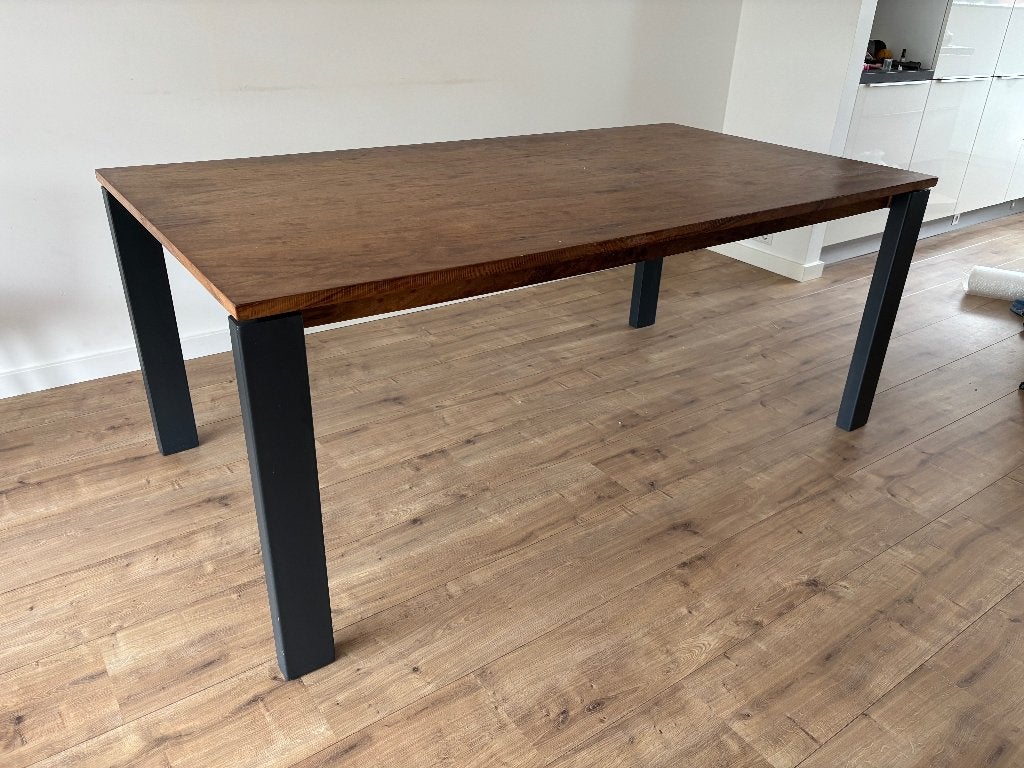 Henders & Hazel teak eettafel Impala, Huis en Inrichting, Ophalen, Gebruikt, Teakhout, 50 tot 100 cm