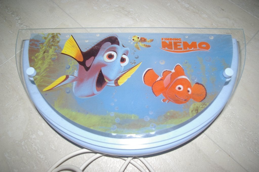 Disney Nemo lampDisney Nemo lamp, Ophalen of Verzenden, Zo goed als nieuw, Lamp