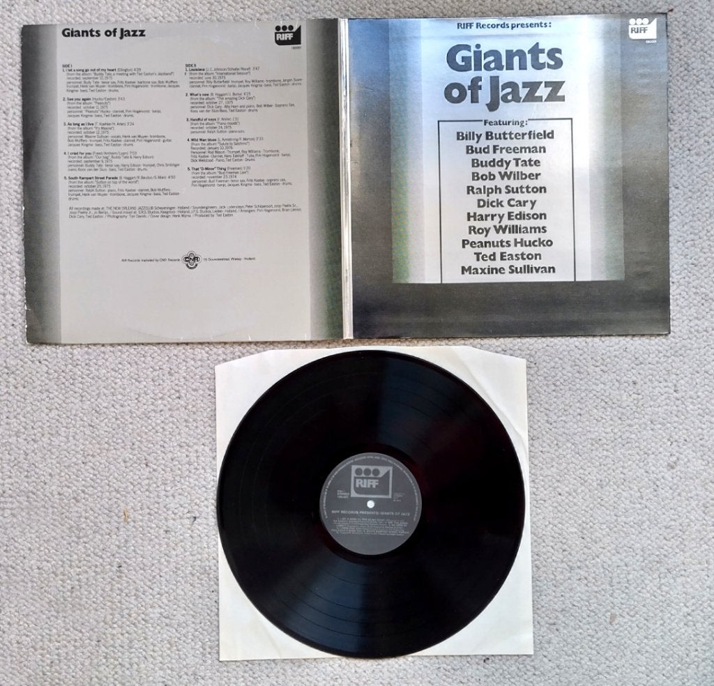 Giants Of Jazz 10 nrs LP 1976 ZGAN, Ophalen of Verzenden, Zo goed als nieuw, Inclusief binnenhoes, 12 inch