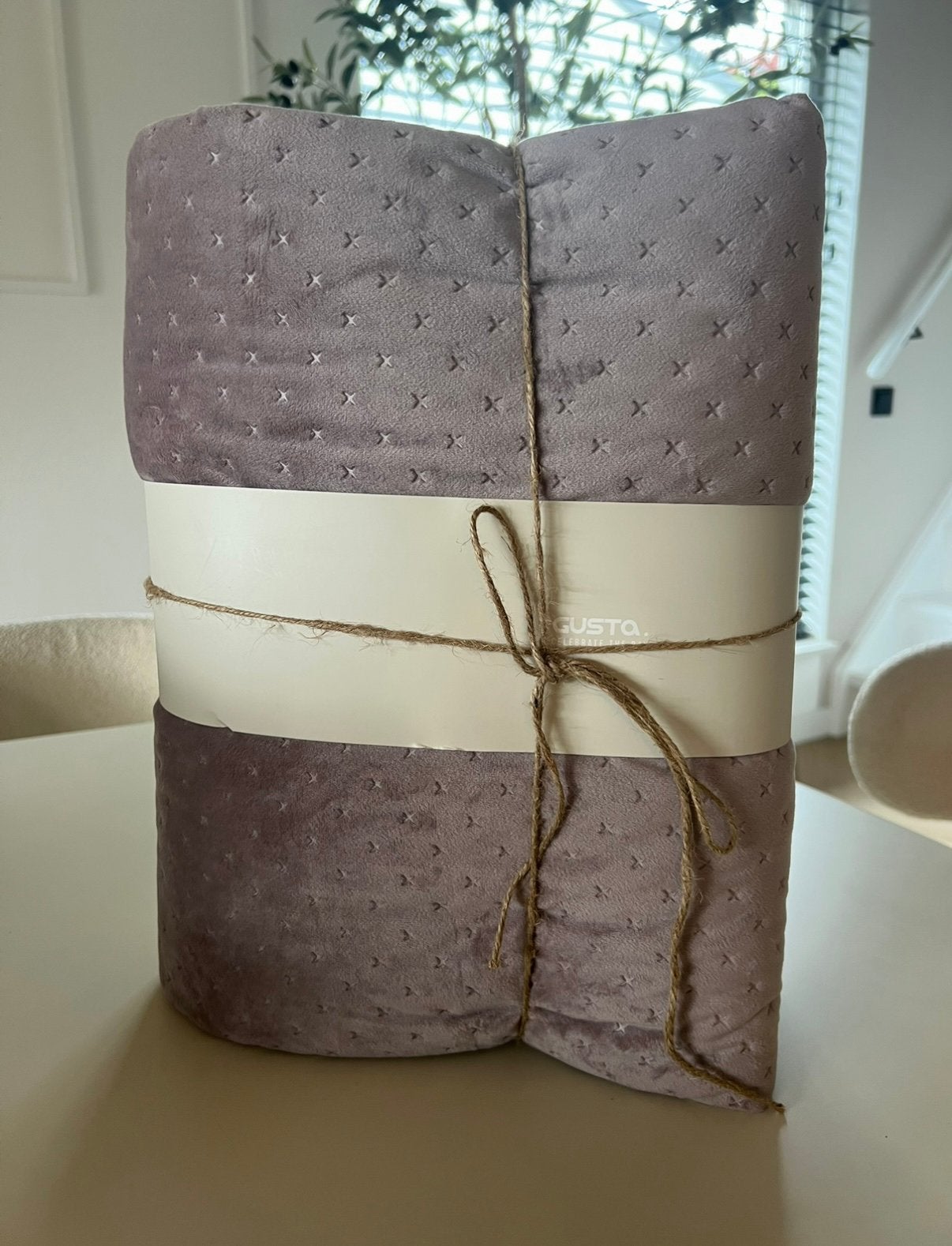 Fleecedeken/ teddy plaid Gusta - oudroze - nieuw!, Ophalen of Verzenden, Nieuw
