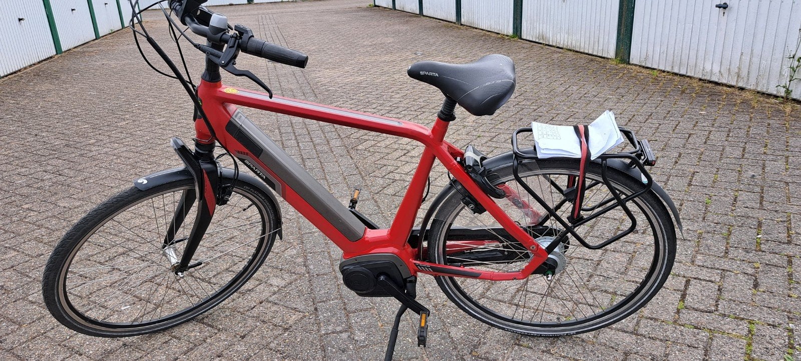 Sparta M8Ti yamaha ion middenmotor, Fietsen en Brommers, Ophalen, Sparta, Zo goed als nieuw, 50 km per accu of meer