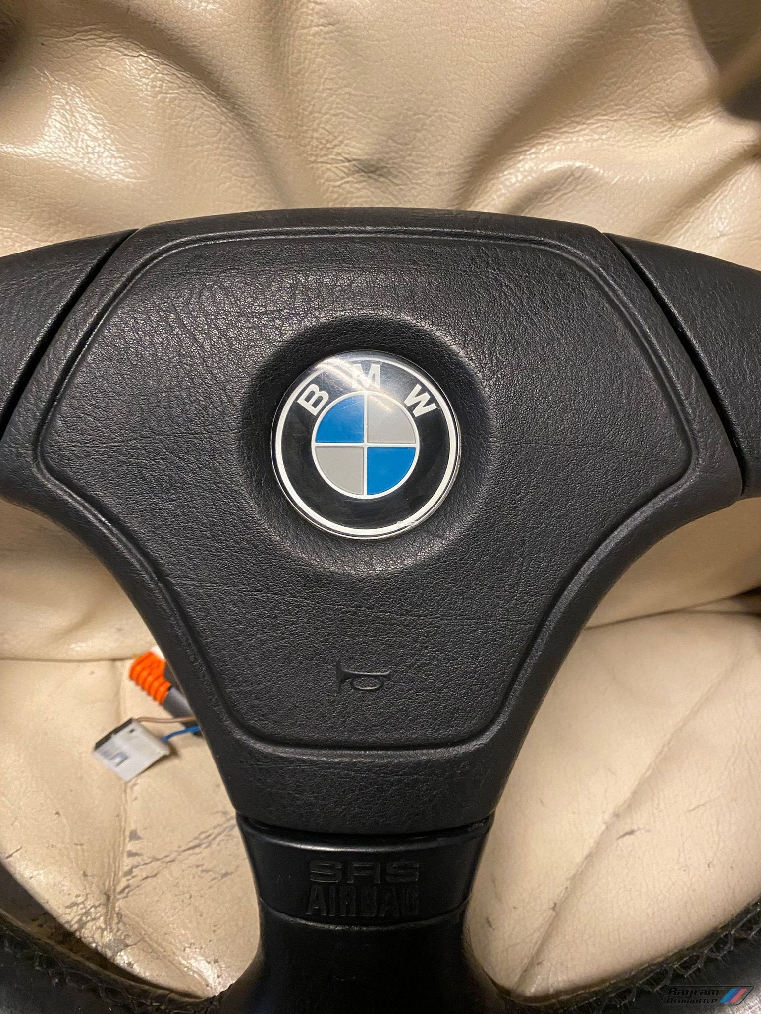 Foto 5 van Bmw E36 zwart lederen sportstuur stuur Z3 3-serie M3 coupe