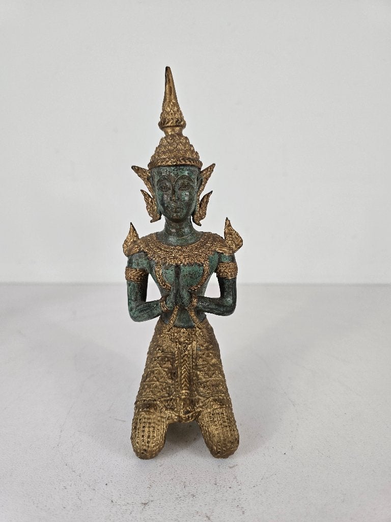 Theppanom tempelwachter, brons, Thailand, 2e helft 20e eeuw, Antiek en Kunst, Ophalen of Verzenden