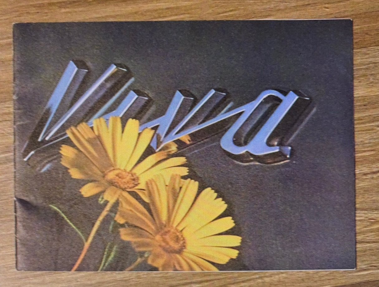 Vauxhall Viva brochure (3), Ophalen of Verzenden, Zo goed als nieuw, Overige merken