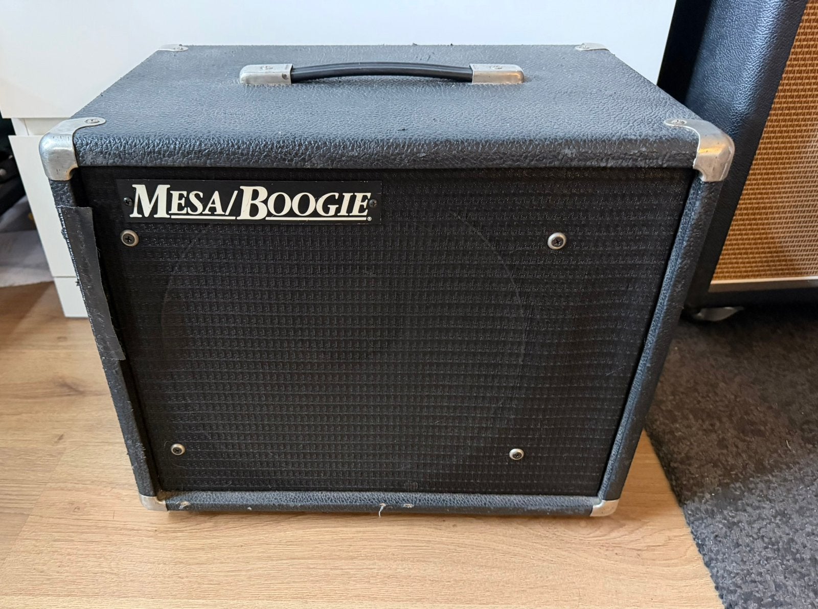 Mesa Boogie Thiele cab met EV12L, Ophalen, Gebruikt, 100 watt of meer