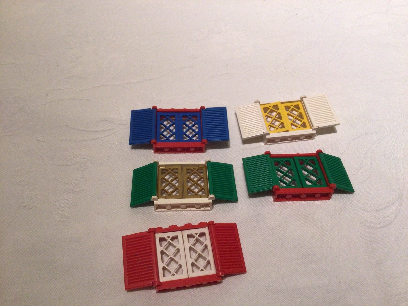 5 ramen met luiken  van lego, Ophalen, Zo goed als nieuw