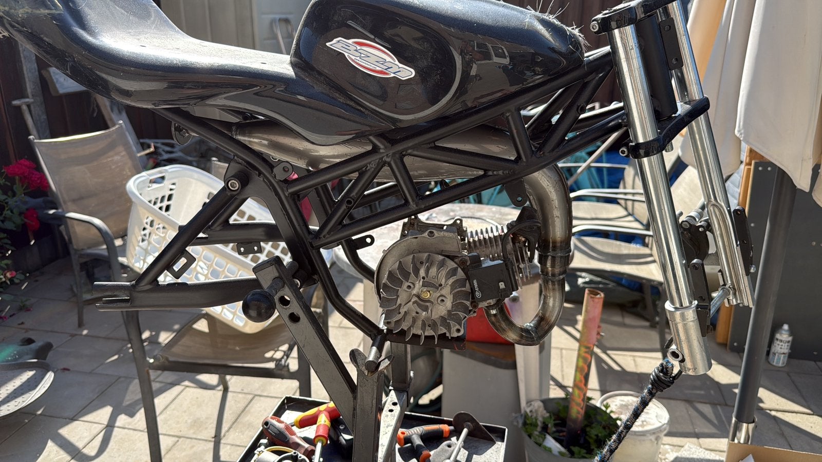 minibike lucky 7 opknapper, Ophalen of Verzenden, Gebruikt, Overige typen