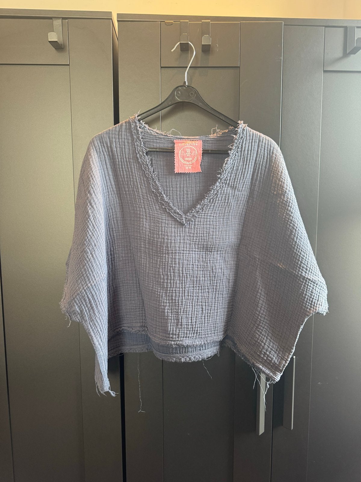 Sea me happy Collection katoenen top - one size blauw, Maat 38/40 (M), Blauw, Ophalen of Verzenden, Zo goed als nieuw