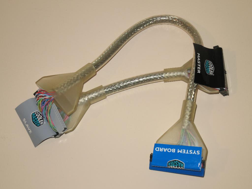 CoolerMaster ATA100/133 kabel voor 2 drives, Computers en Software, Computerbehuizingen, Ophalen of Verzenden, Gebruikt