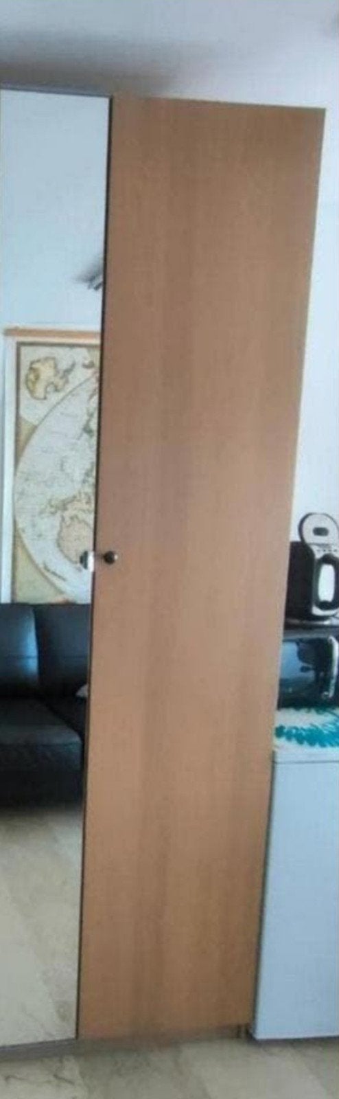 IKEA kledingkast met spiegeldeur - 75cm breed, Ophalen, 200 cm of meer, 50 tot 100 cm, Zo goed als nieuw