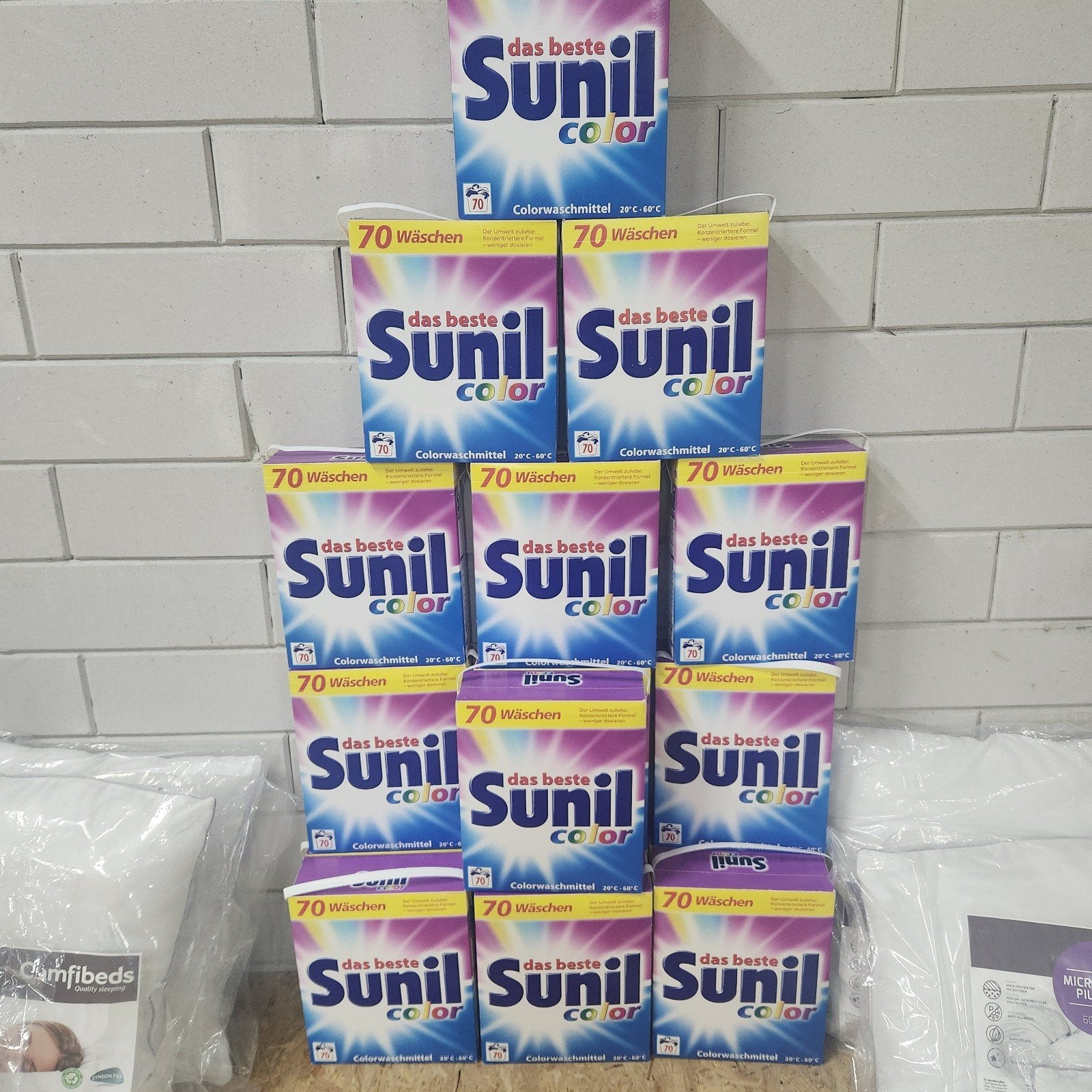 Sunil waspoeder 70 wasbeurten nog 4 pakken, Huis en Inrichting, Schoonmaakartikelen, Ophalen of Verzenden, Schoonmaakmiddel