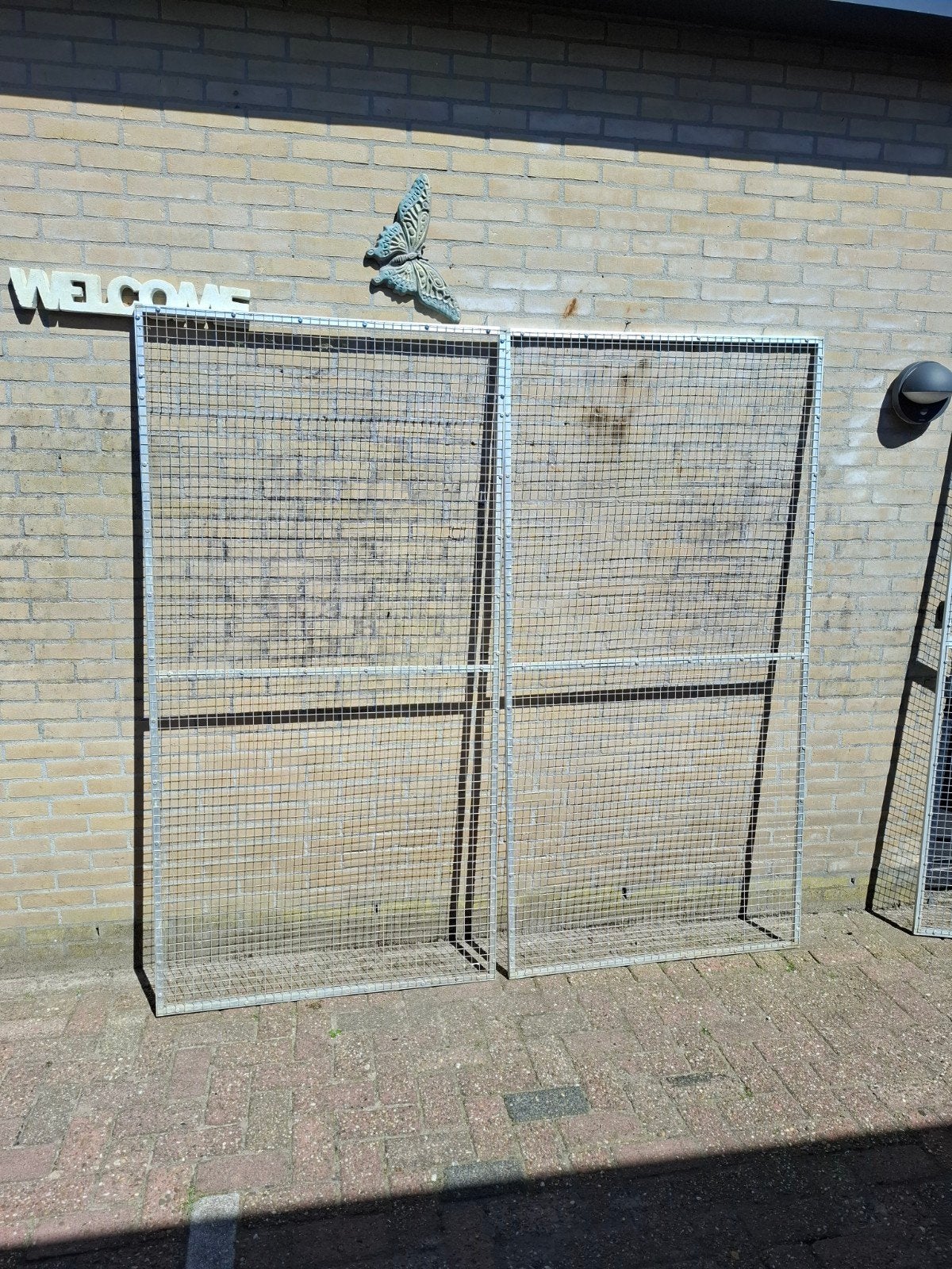 Gebruikte aluminium voliere panelen, Ophalen, Gebruikt, Aluminium, Volière