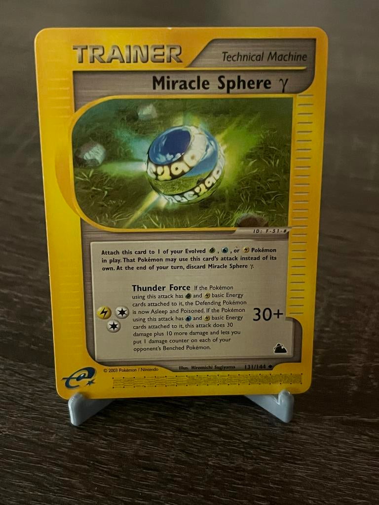Miracle Sphere (131/144) - Skyridge - Good, Hobby en Vrije tijd, Verzamelkaartspellen | Pokémon, Gebruikt, Losse kaart, Ophalen of Verzenden
