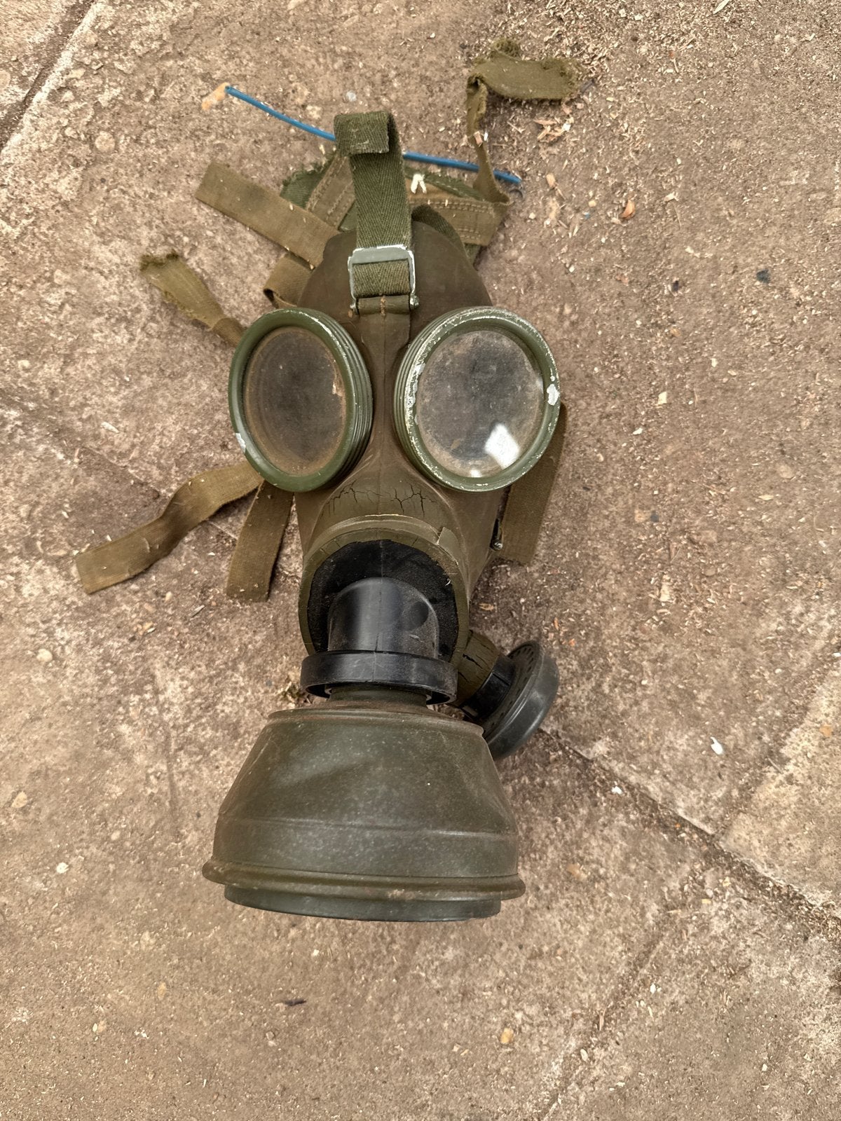 Vintage gasmasker - Militair verzamelobject, Ophalen of Verzenden, Overige soorten, Overige gebieden, Overige typen