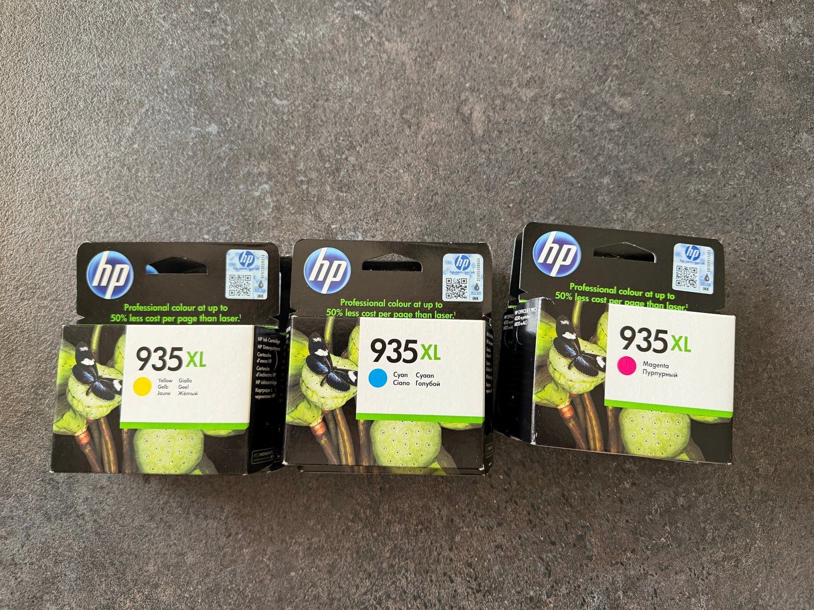 HP 935XL Inktcartridges - Magenta, Cyaan, Geel (2x3 stuks), Computers en Software, Printers, Ophalen, Nieuw