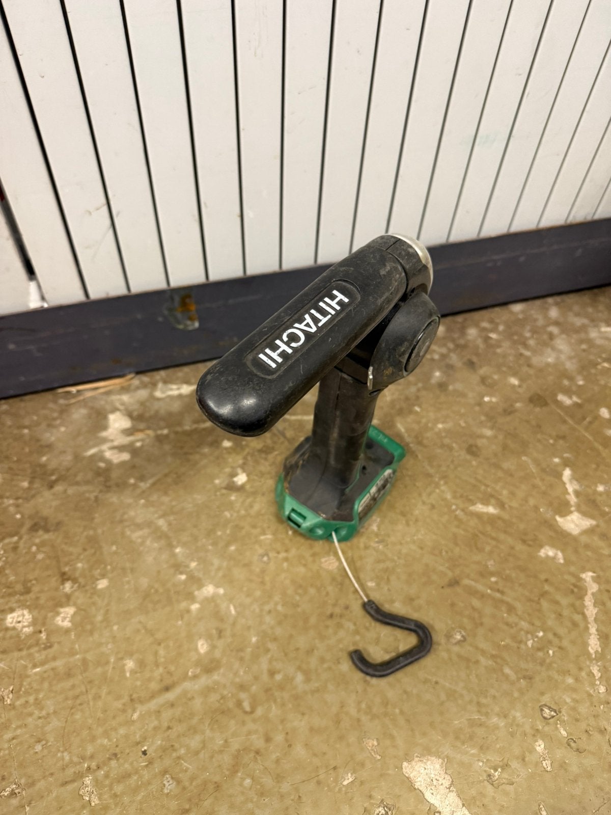 Hitachi UB 18DJL 18v accu lamp, Ophalen of Verzenden, Zo goed als nieuw