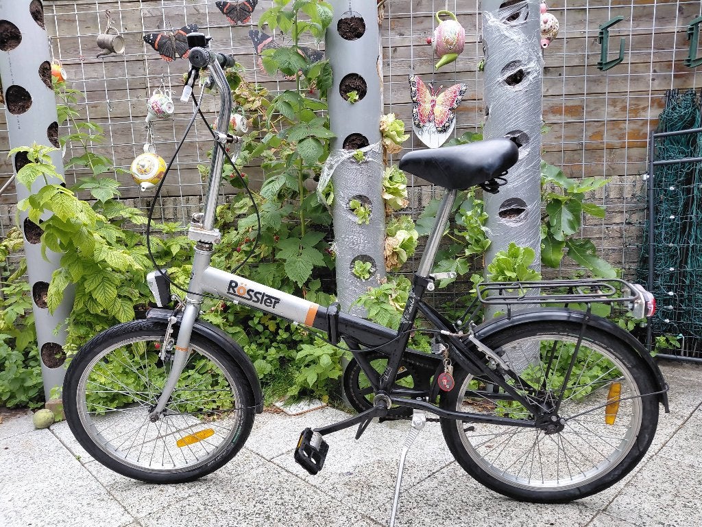 Vouwfiets rossler, 20 inch of meer, Gebruikt, Velgrem, Totaal opvouwbaar