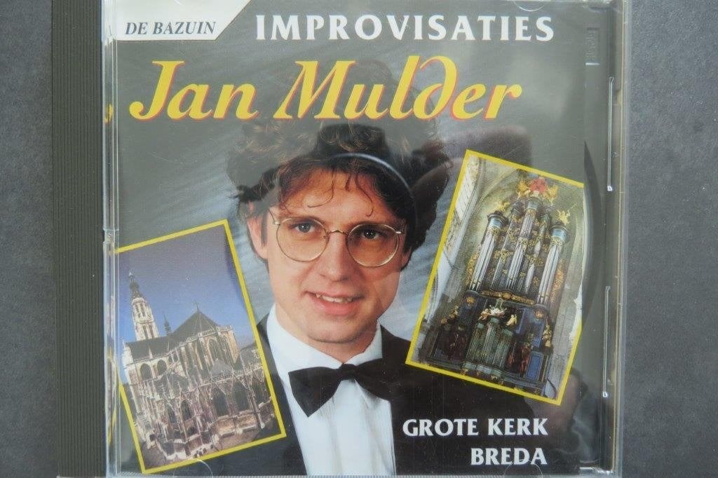 Cd orgel: Improvisaties Jan Mulder, Grote kerk Breda, Cd's en Dvd's, Ophalen of Verzenden, Zo goed als nieuw, Gospel