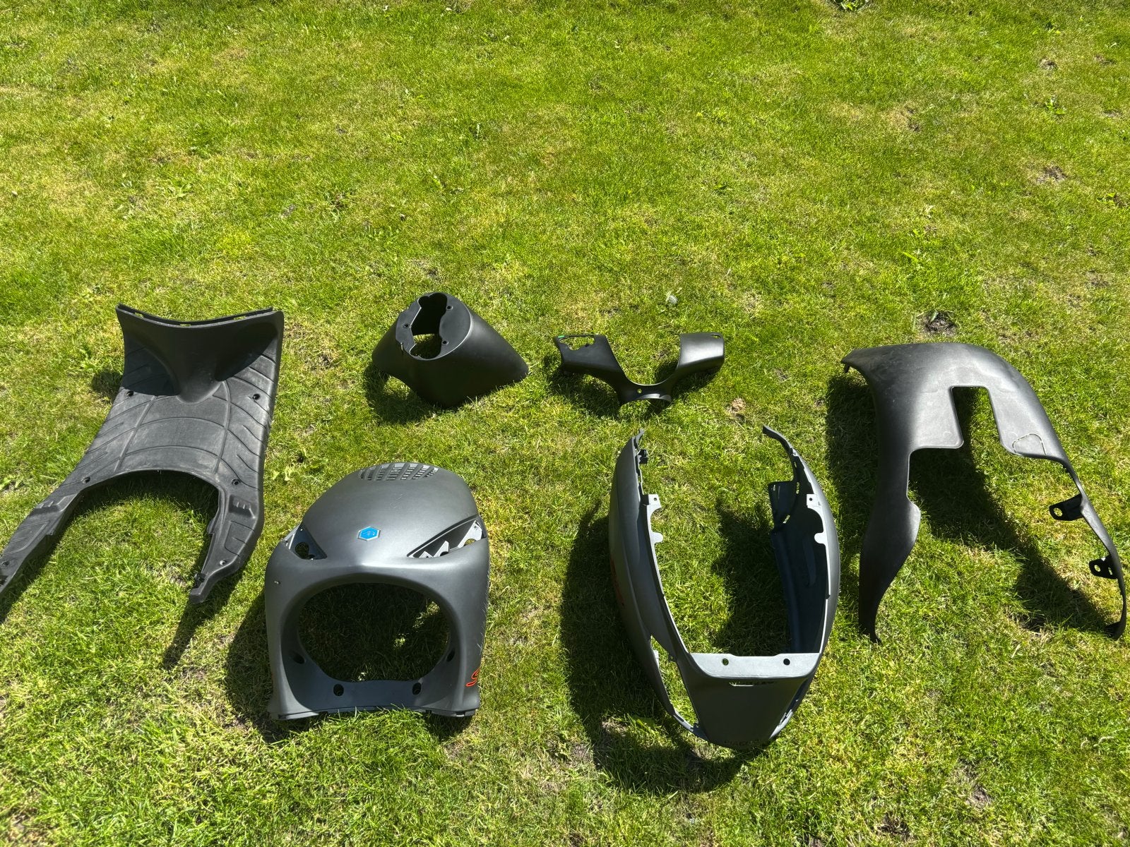 Piaggio Zip originele kappen set - Grijs, Ophalen of Verzenden, Gebruikt, Kap, Piaggio