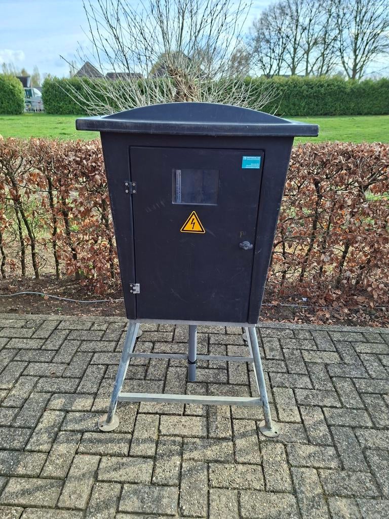 BOUWKAST  ELEKTROMAAT  Bouwwaterput BOUWSTROOMKAS 25/40A, Ophalen, Gebruikt