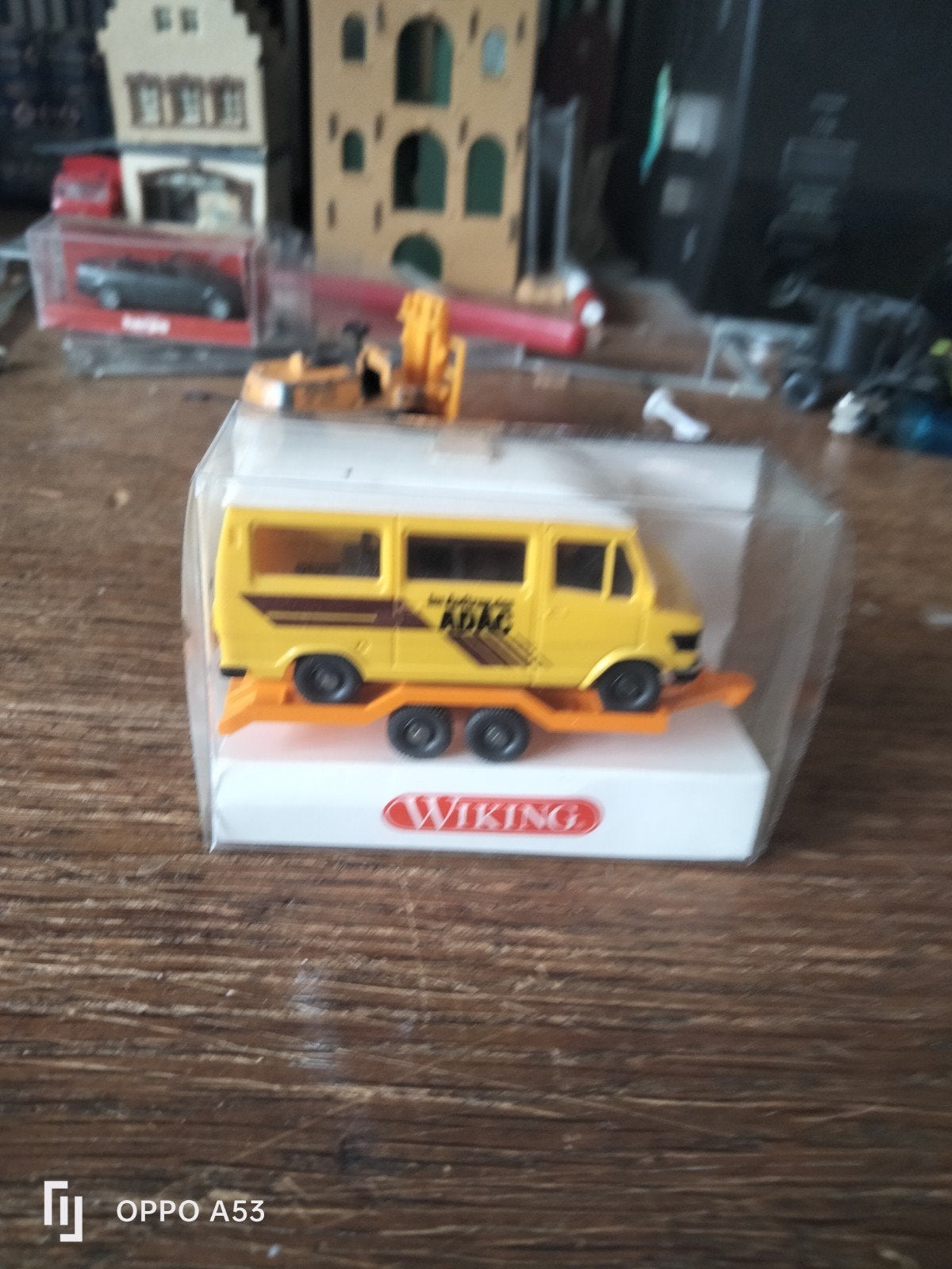 Mercedes met aanhanger adac wiking 1.87, Ophalen of Verzenden, Bus of Vrachtwagen