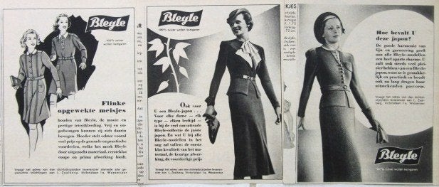 Advertenties reclames uit 1937 - Mode fashion, Ophalen of Verzenden, Gebruikt, Overige typen