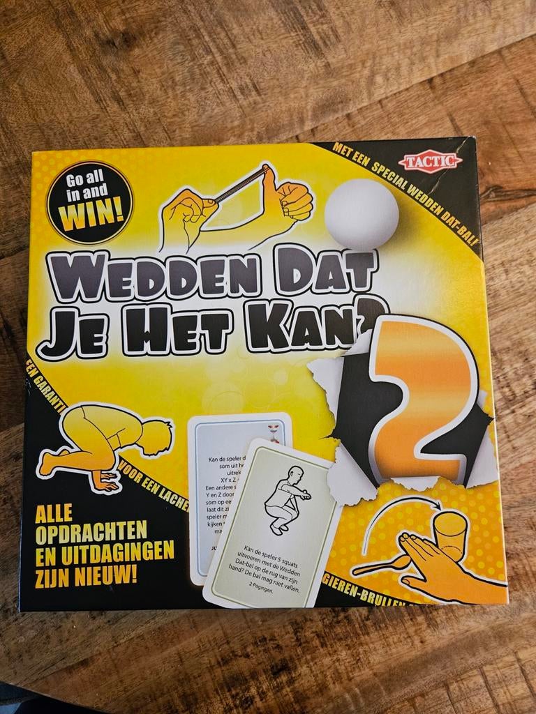Wedden dat je het kan? Bordspel, Hobby en Vrije tijd, Gezelschapsspellen | Bordspellen, Vijf spelers of meer, Ophalen of Verzenden