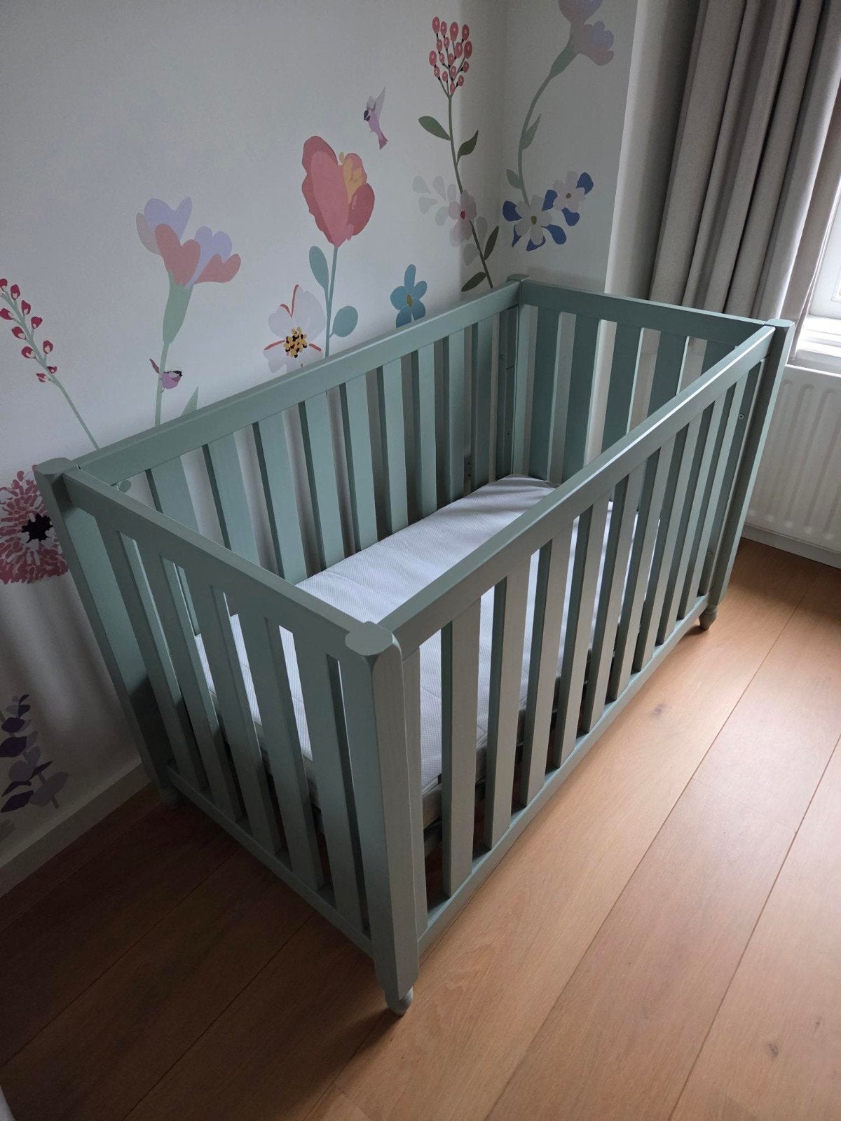 Coming Kids ledikant (120x60cm) + matras (weinig gebruikt), Ophalen, Gebruikt, Ledikant