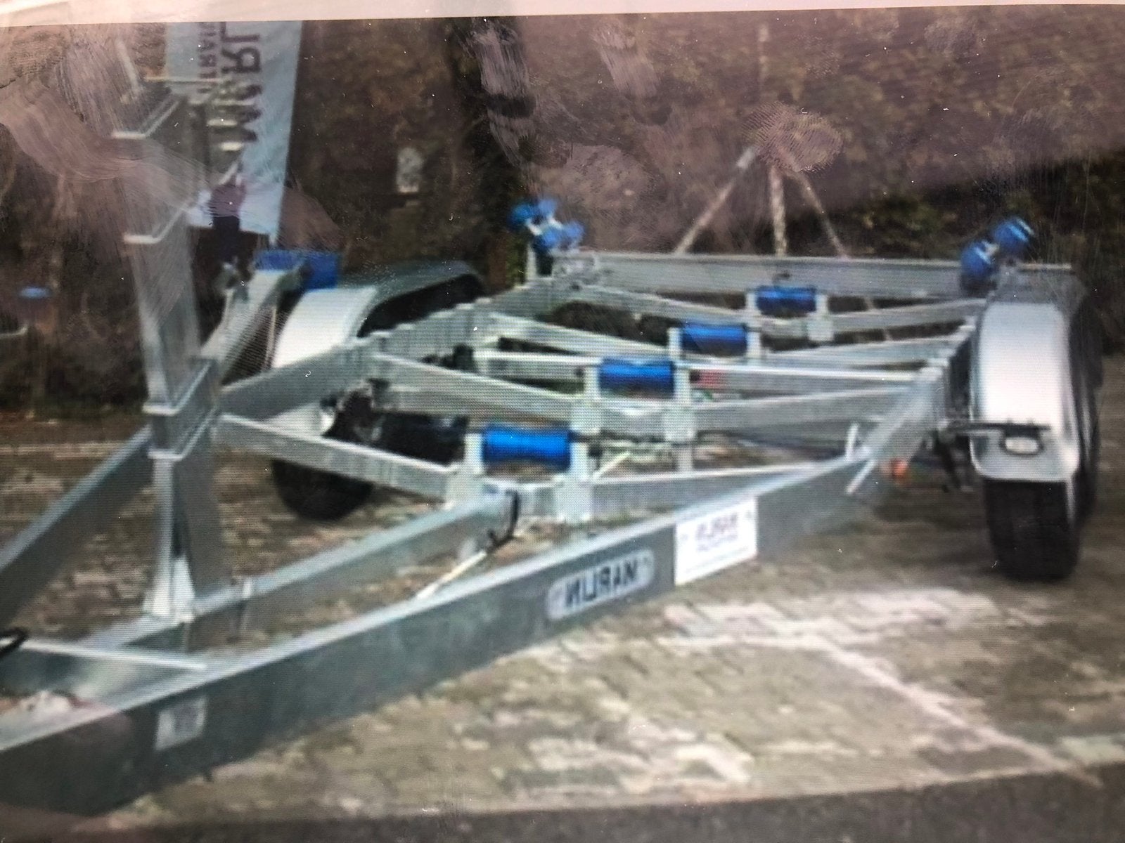 Transport/stalling-trailer te koop, Watersport en Boten, Ophalen, 1500 tot 3000 kg, Sloepentrailer, 6 tot 9 meter