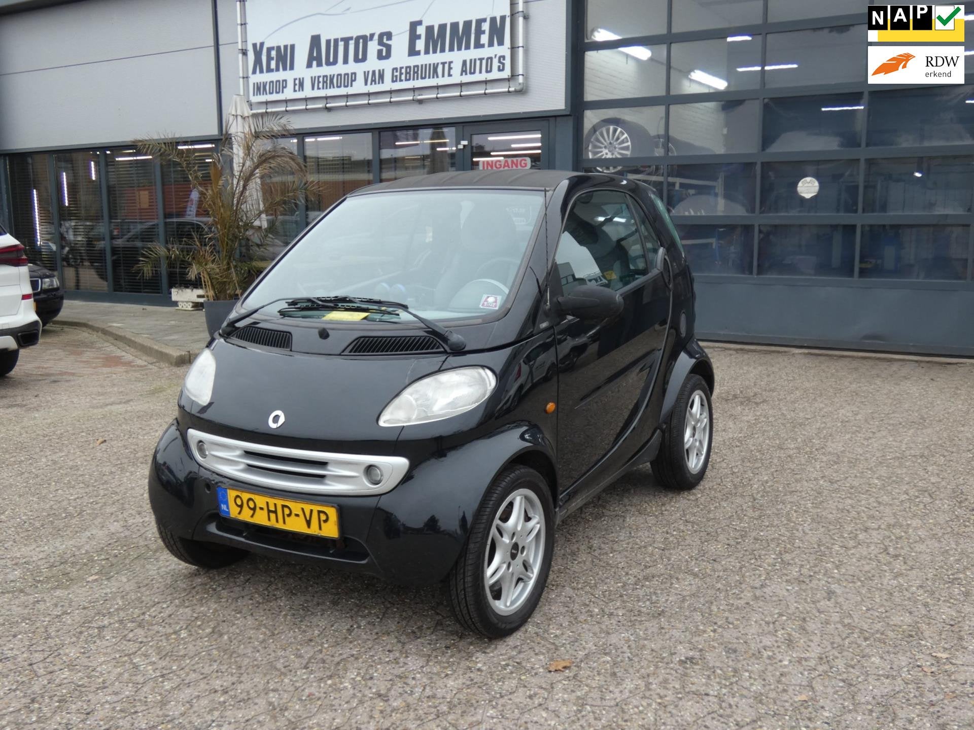Smart City-coupé Smart & pure|Automaat|LM-Velgen|Nw.Olie en, Auto's, Smart, Achterwielaandrijving, Gebruikt, 18 €/maand, Zwart