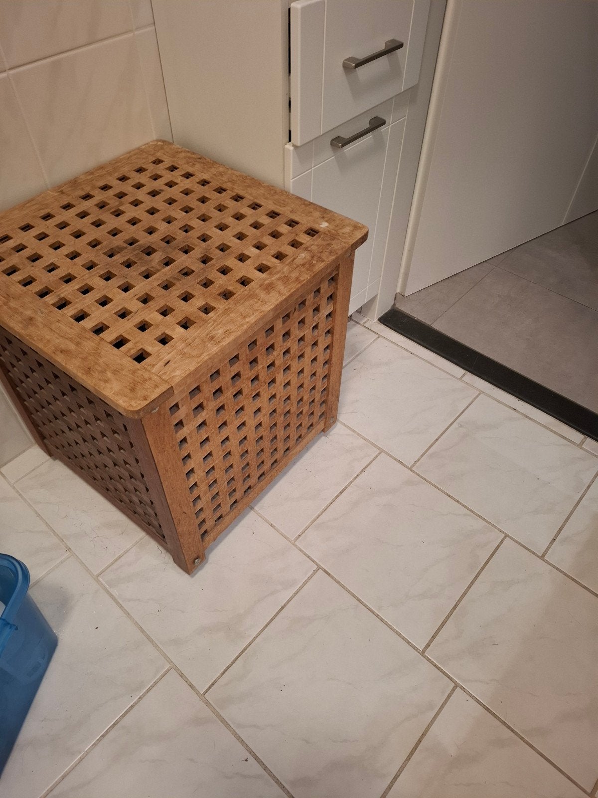 Ikea wasmand salontafel speelgoed mand op wielen, Huis en Inrichting, Ophalen of Verzenden, Gebruikt
