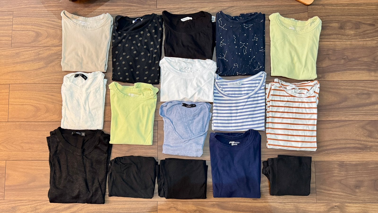 Mooie set 16 shirts tops XS S 34 36 Mango Zara Pepper & Mint, Ophalen of Verzenden, Zo goed als nieuw, Maat 36 (S)