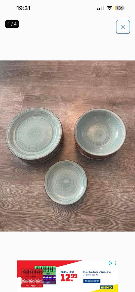 Quid borden set, Ophalen, Gebruikt, Bord(en), Overige stijlen