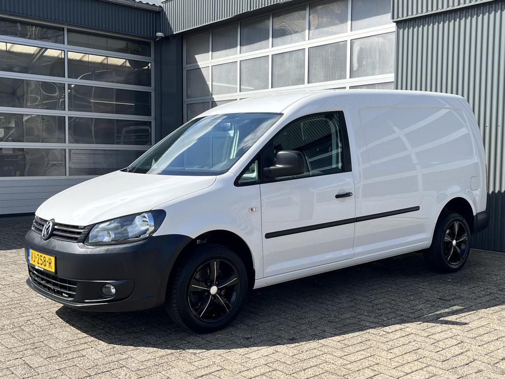 Volkswagen Caddy 2.0 TDI 140pk Maxi Airco Cruise controle Tr, Auto's, Voorwielaandrijving, Stof, Gebruikt, Zwart