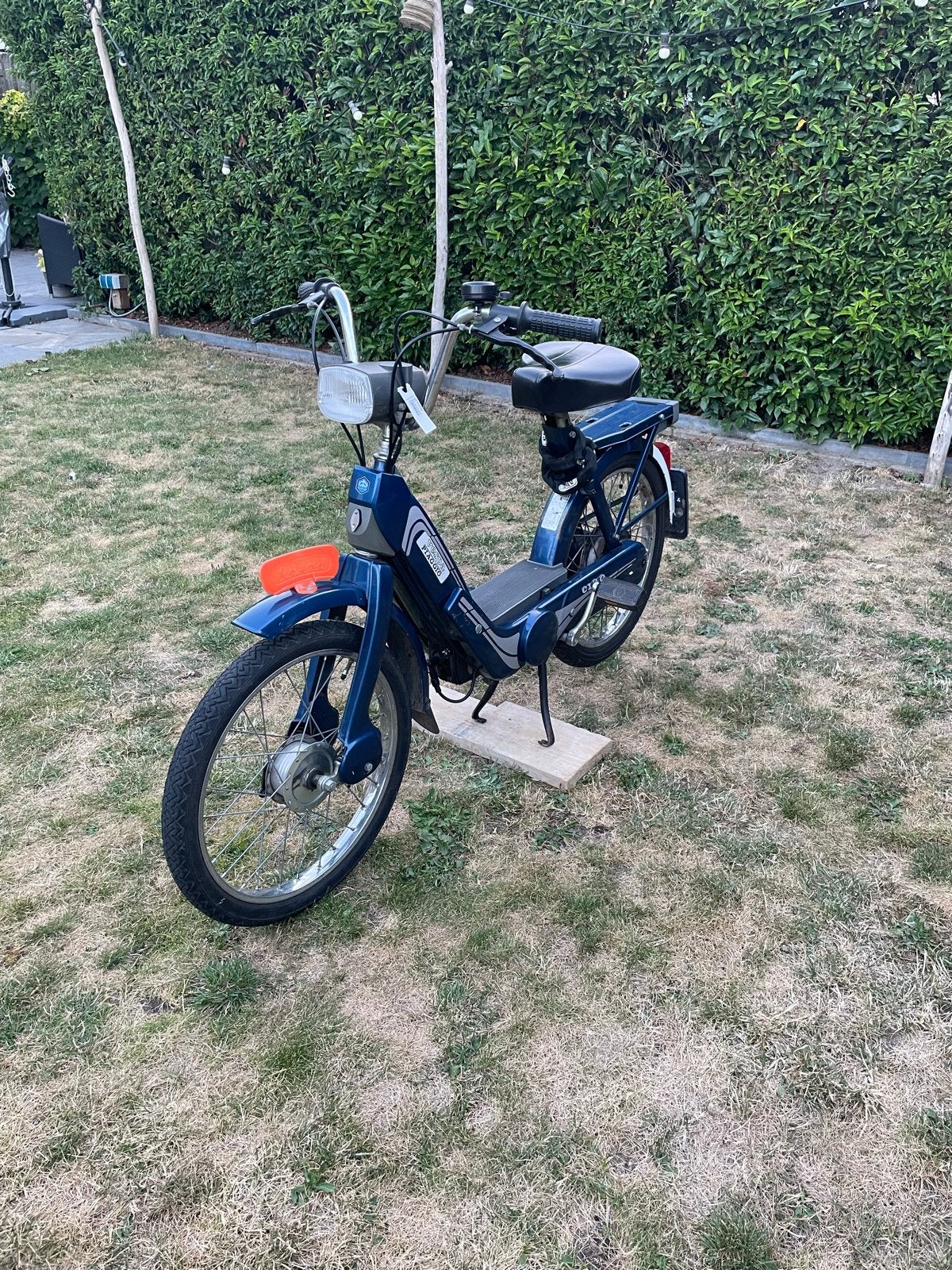Piaggio Vespa Ciao - Blauw - Blauwe plaat, Ophalen, Gebruikt, Maximaal 25 km/u