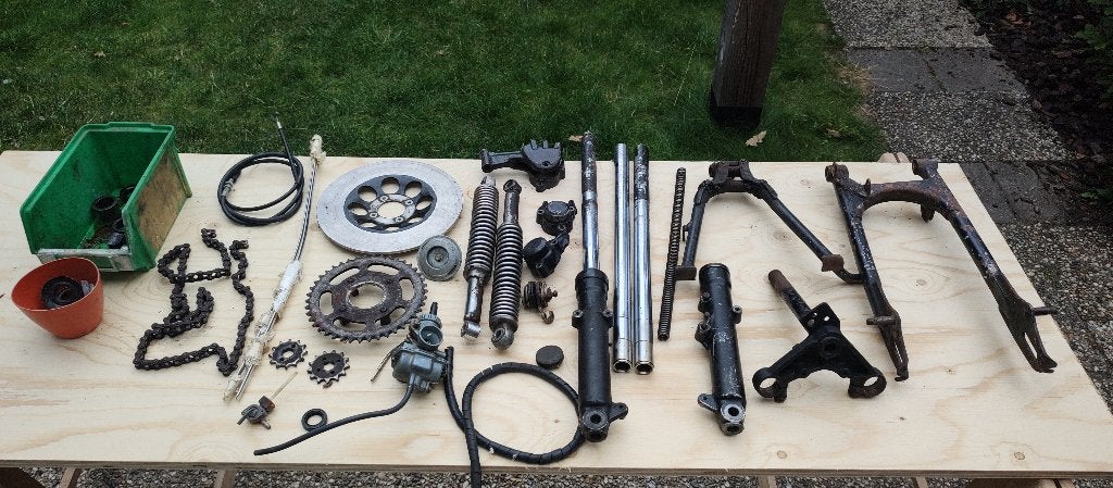 Honda Cb50 Onderdelen diverse, Ophalen of Verzenden, Gebruikt, Overige typen, Overige merken