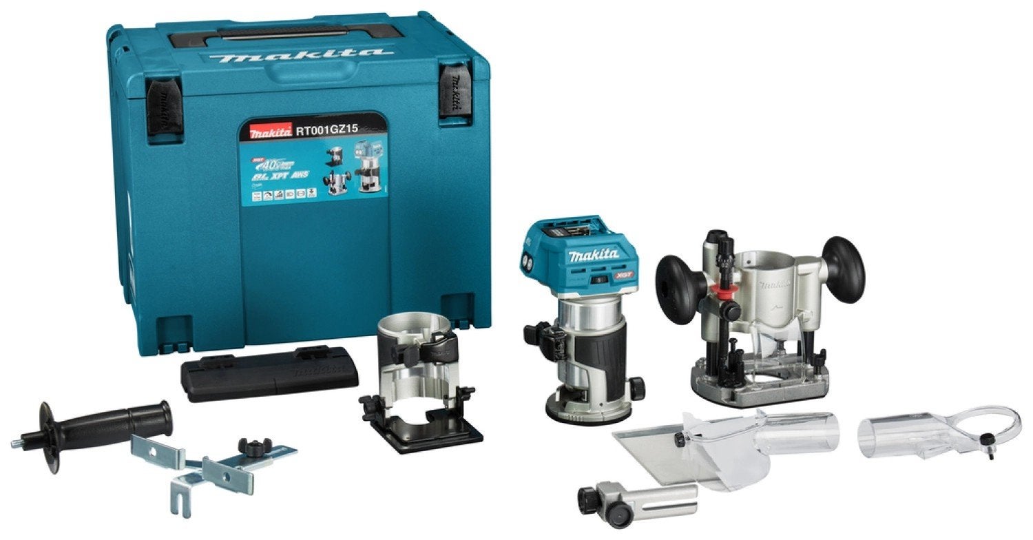 Makita RT001GZ15 Accu Bovenfrees - XGT 40V Max, Verzenden, Accu, Nieuw, Makita
