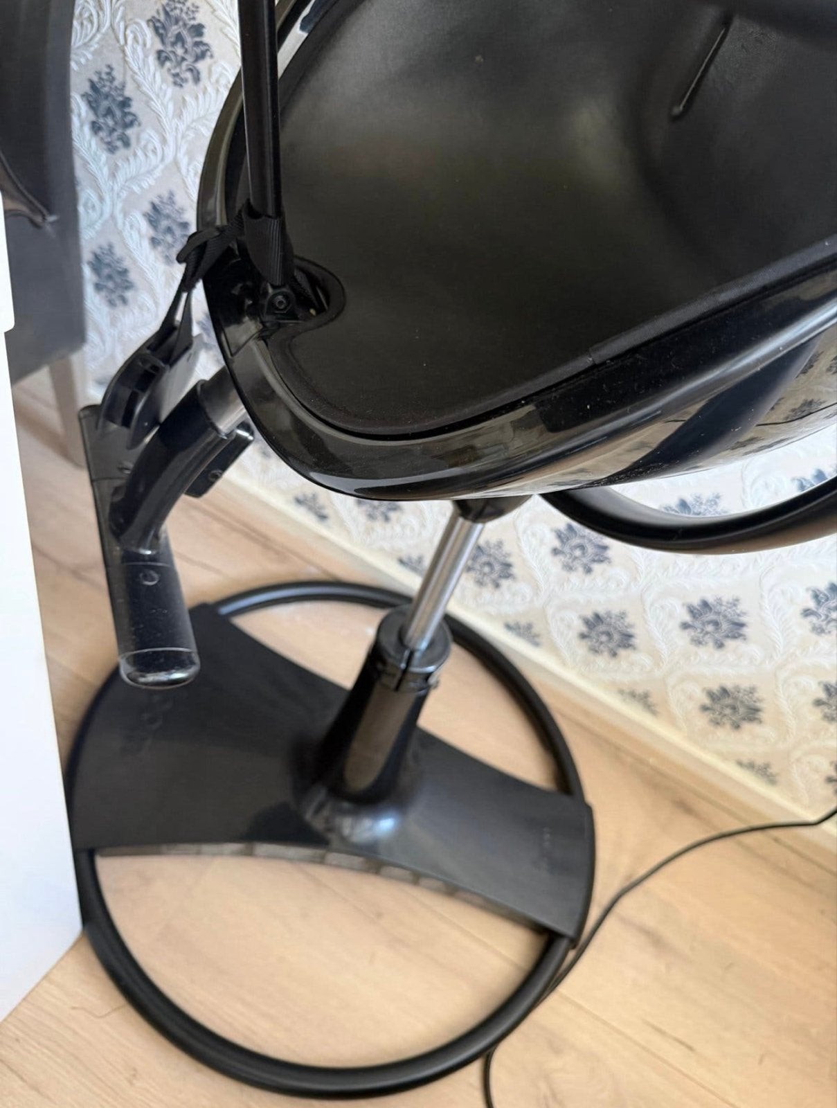 Bloom Fresco Chrome kinderstoel - Zwart, Ophalen, Gebruikt, Meegroeistoel, Afneembaar eetblad