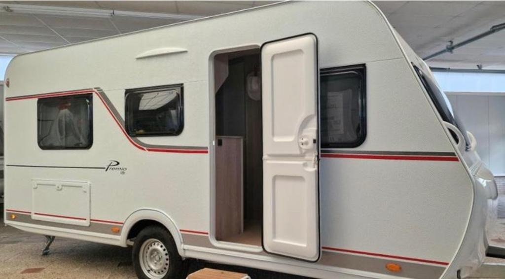 Burstner Premio Live 480 TL modeljaar 2018 met Enduro mover, Caravans en Kamperen, Caravans, Standaardzit, 750 - 1000 kg, Particulier