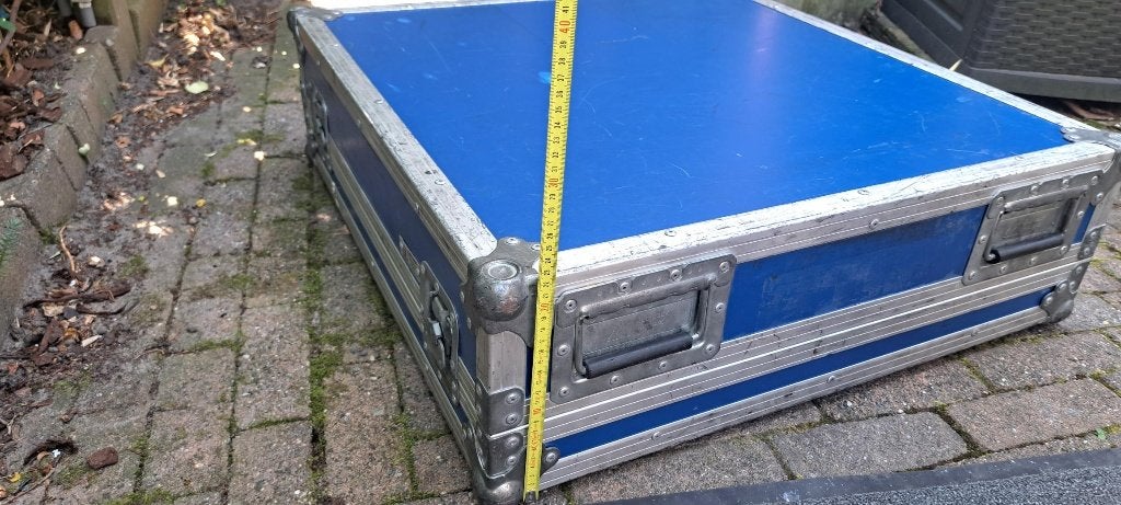 Flightcase 74x72x23 vlindersluiting en handvaten, Ophalen, Gebruikt, Overige instrumenten, Flightcase