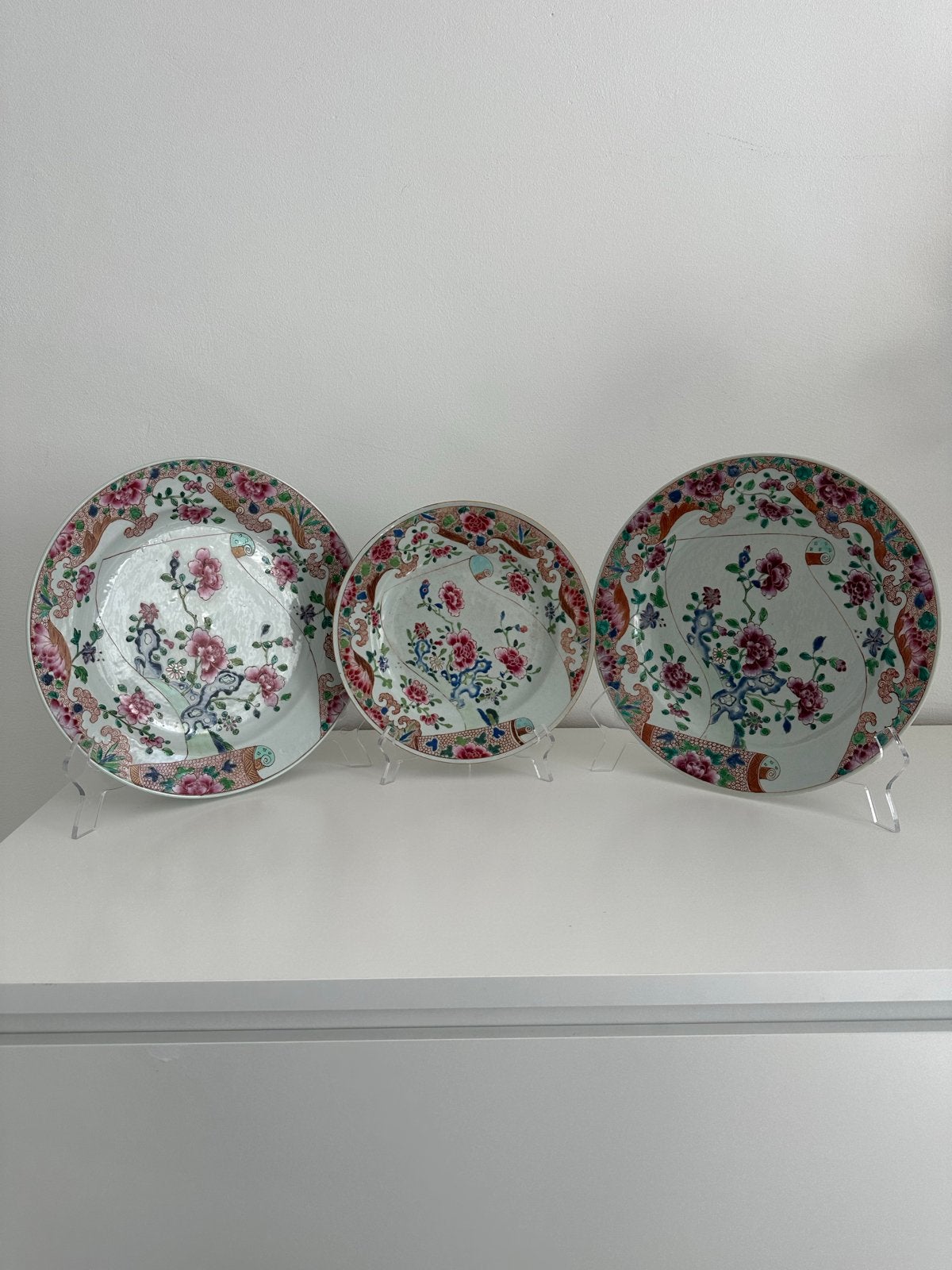 Chinees porselein fam. Rose boekrol, Antiek en Kunst, Antiek | Vazen, Ophalen of Verzenden