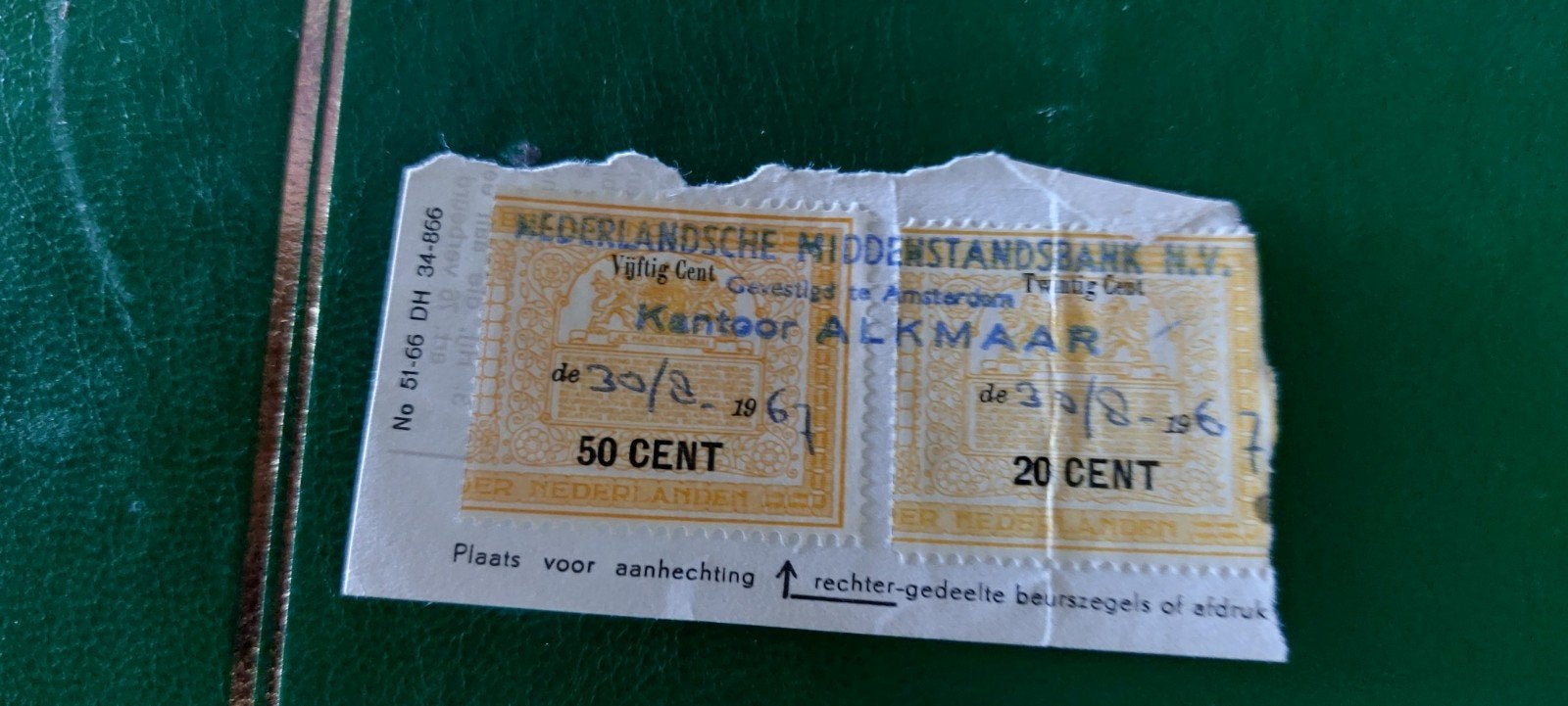 beurszegels Nederland, Ophalen of Verzenden, T/m 1940, Gestempeld