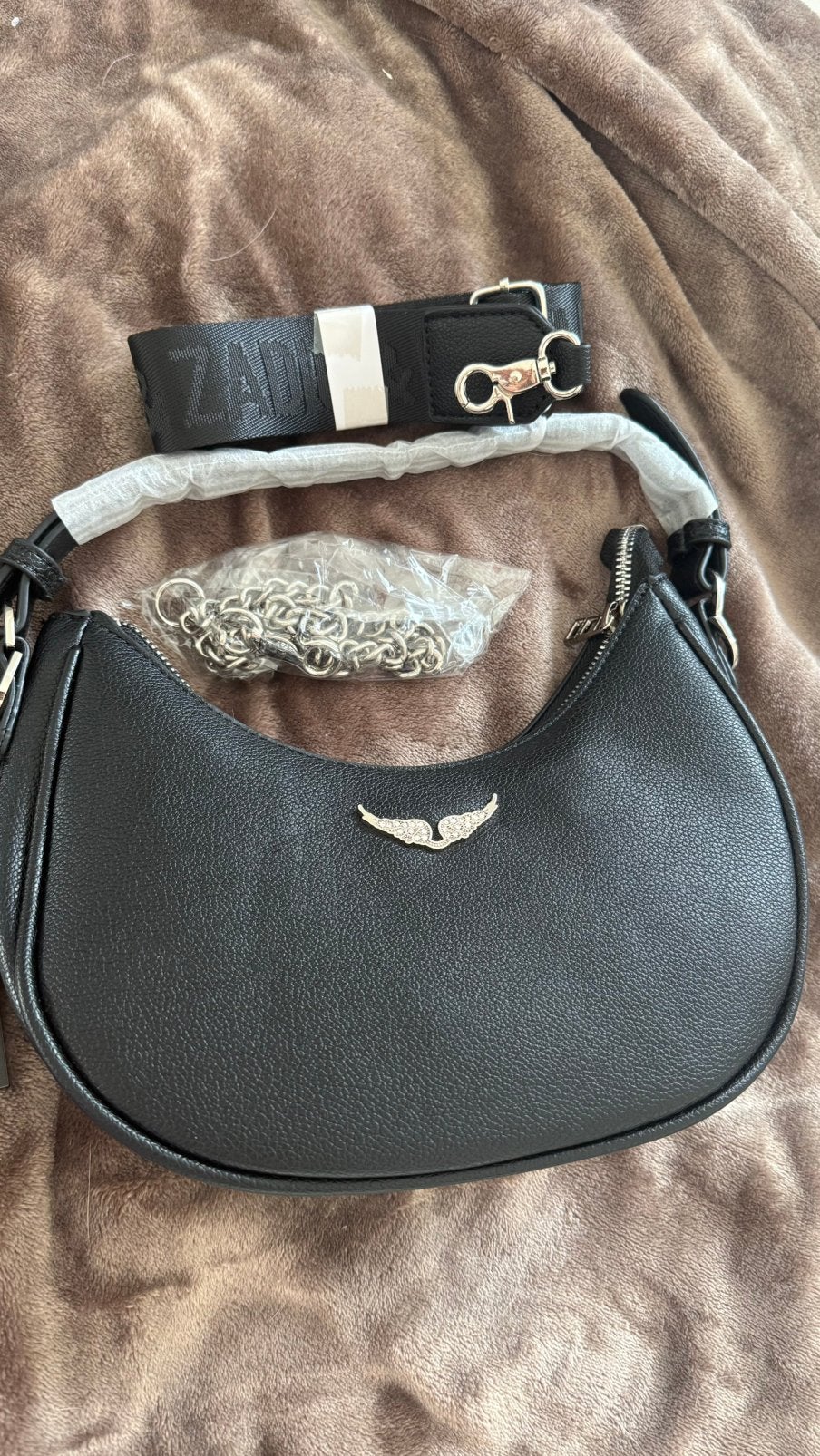 Zadig & voltaire, Ophalen of Verzenden, Nieuw, Zwart, Schoudertasje