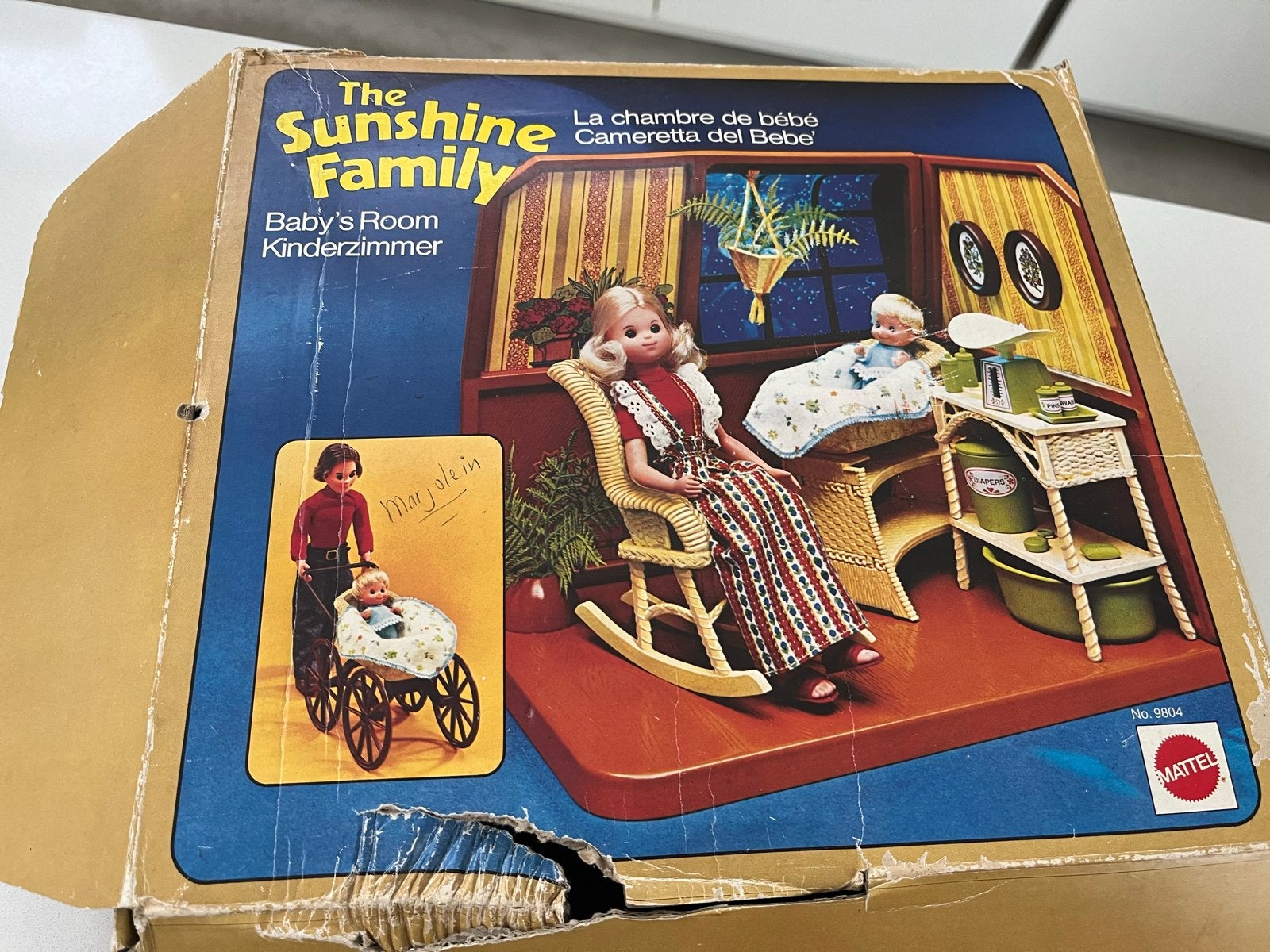Mattel The Sunshine Family Baby's Room Speelset Jaren '70, Ophalen of Verzenden, Gebruikt, Overige typen
