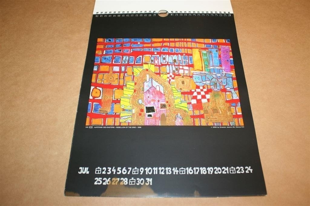 Hundertwasser Art Calendar 2007 — Complete Kunstkalender, Boeken, Ophalen of Verzenden, Gelezen