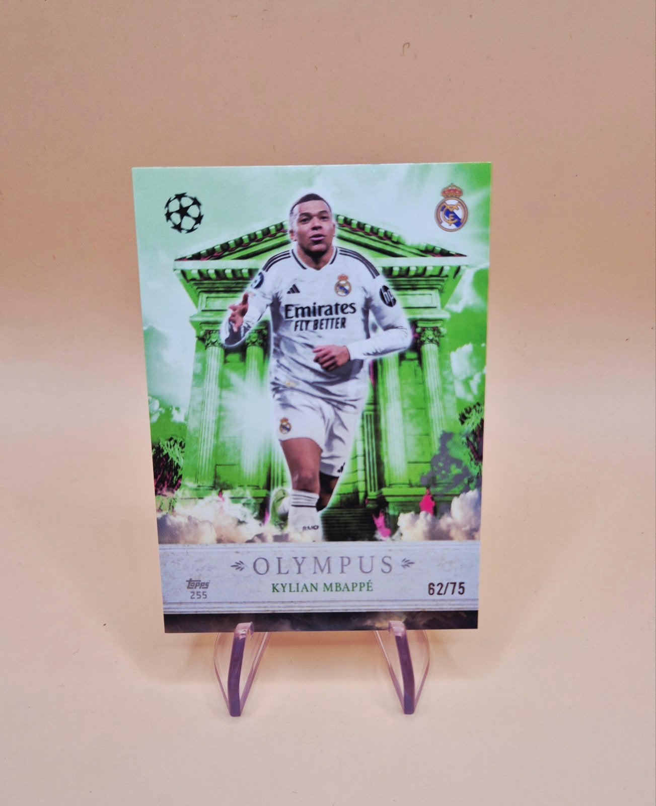 Kylian Mbappe /75 Topps Olympus, Ophalen of Verzenden, Nieuw, Buitenlandse clubs, Spelerskaart
