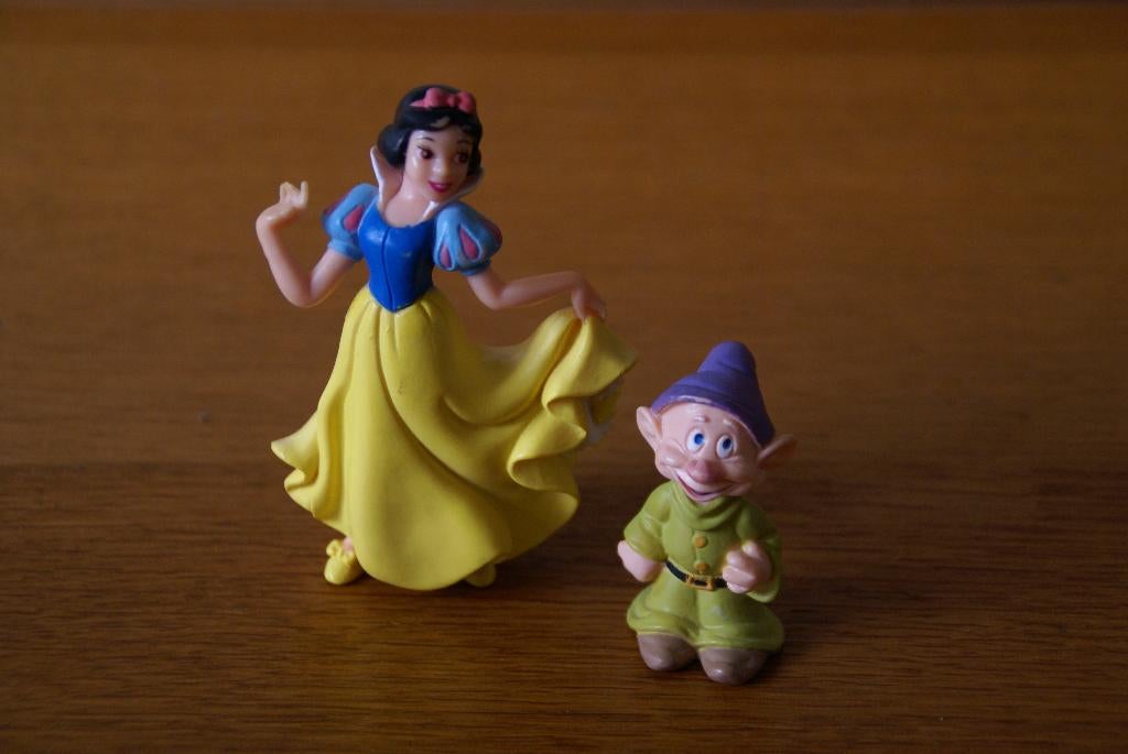 Sneeuwwitje en Dopey, Bully, Bullyland, Walt Disney, Ophalen of Verzenden, Gebruikt