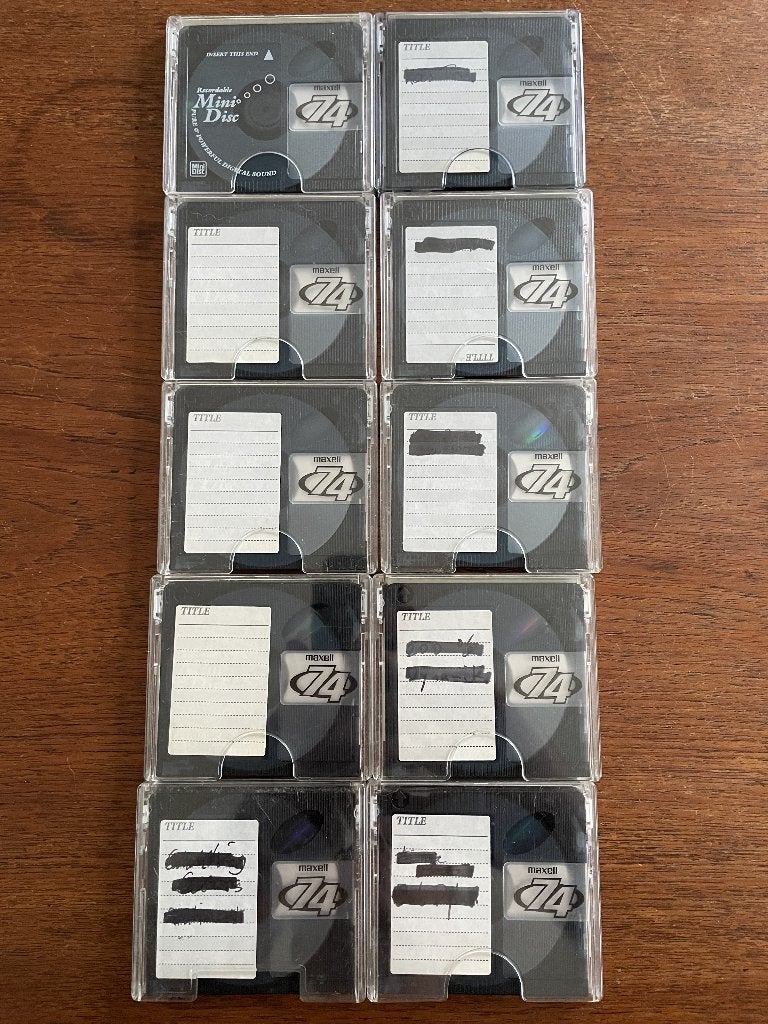 MiniDiscs Maxell 74, Ophalen of Verzenden, Minidisc-recorder