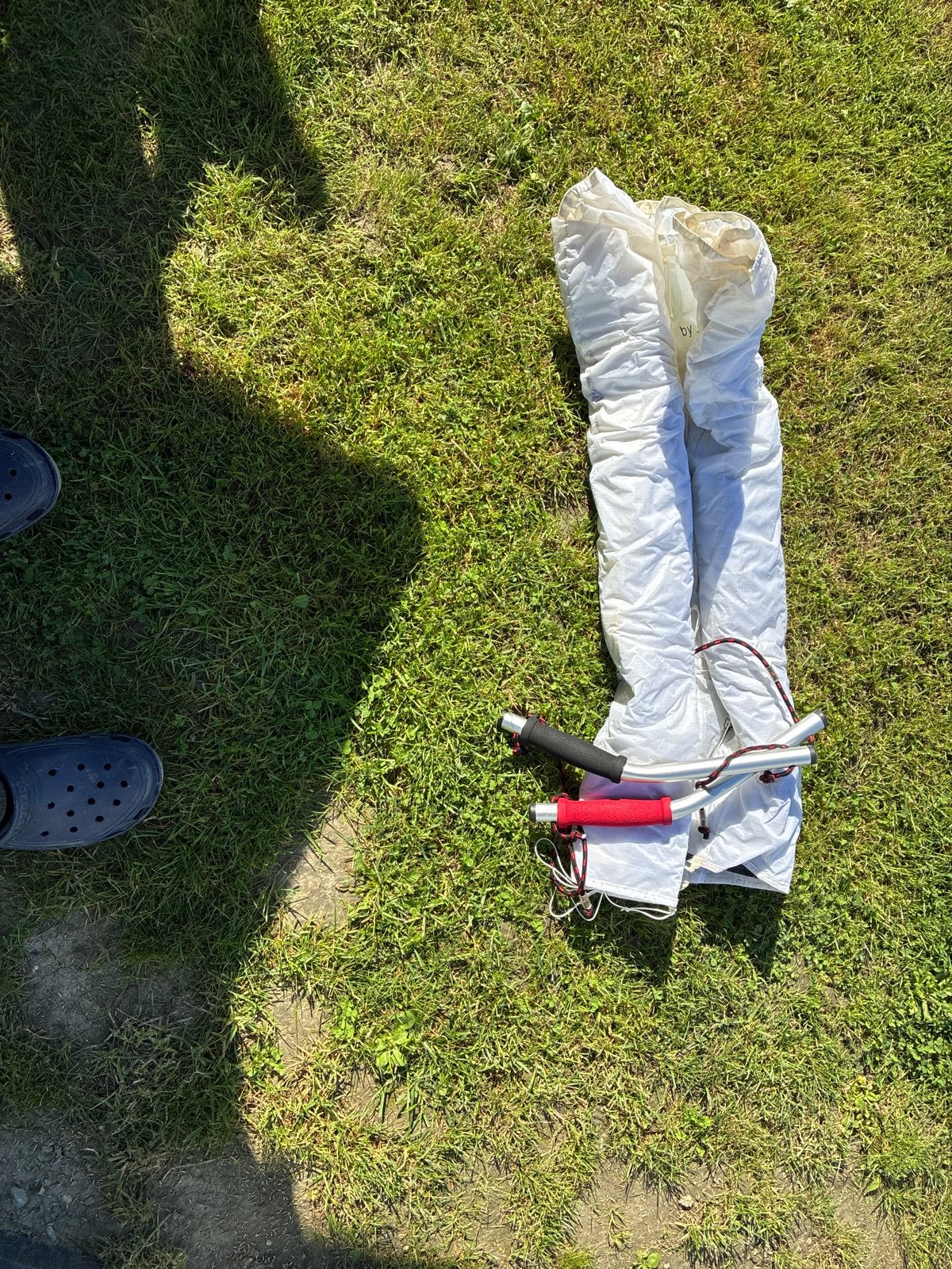 Radsaails 2.4m² Powerkite met rugzak, Ophalen of Verzenden, Gebruikt