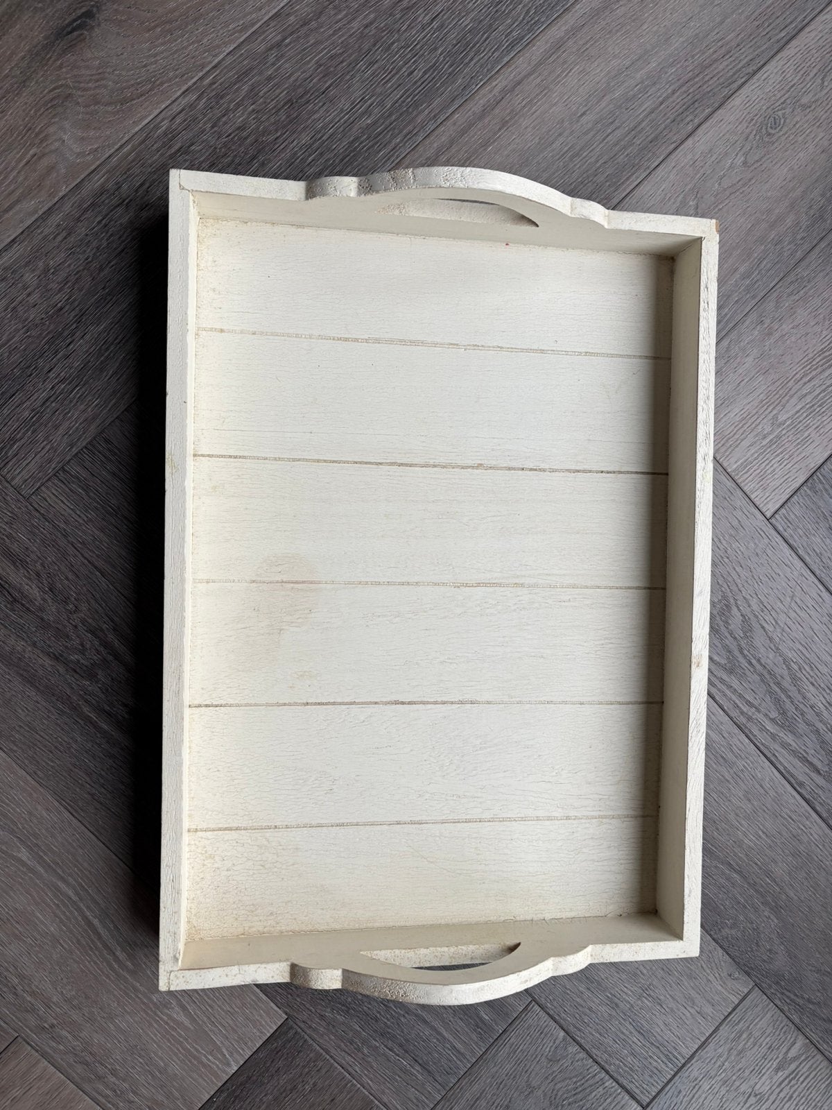 Riverdale dienblad, wit, Huis en Inrichting, Woonaccessoires | Dienbladen, Ophalen of Verzenden, Zo goed als nieuw, Dienblad, Rechthoekig